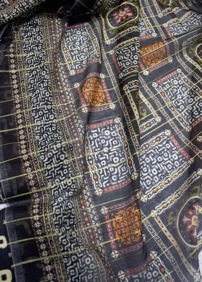 WKU-0273- 3 Piece Khaddar Printed UnStitched Suit