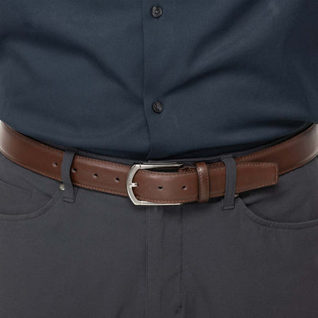 Single Stitch Leather Belt