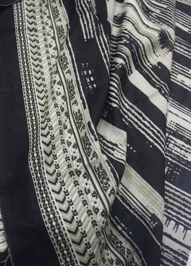 WKU-0229- 3 Piece Khaddar Printed UnStitched Suit