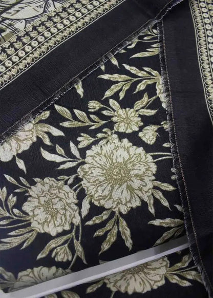 WKU-0232- 3 Piece Khaddar Printed UnStitched Suit