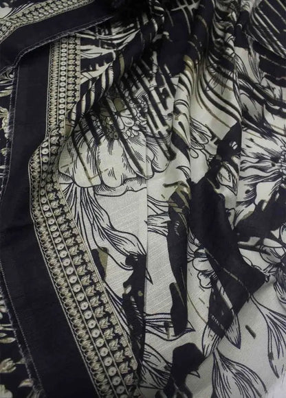 WKU-0232- 3 Piece Khaddar Printed UnStitched Suit