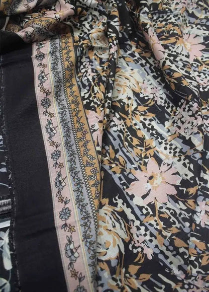 WKU-0236- 3 Piece Khaddar Printed UnStitched Suit