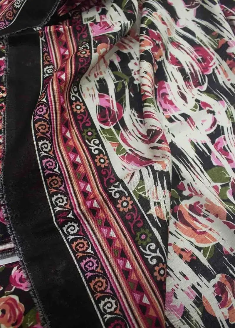 WKU-0249- 3 Piece Khaddar Printed UnStitched Suit