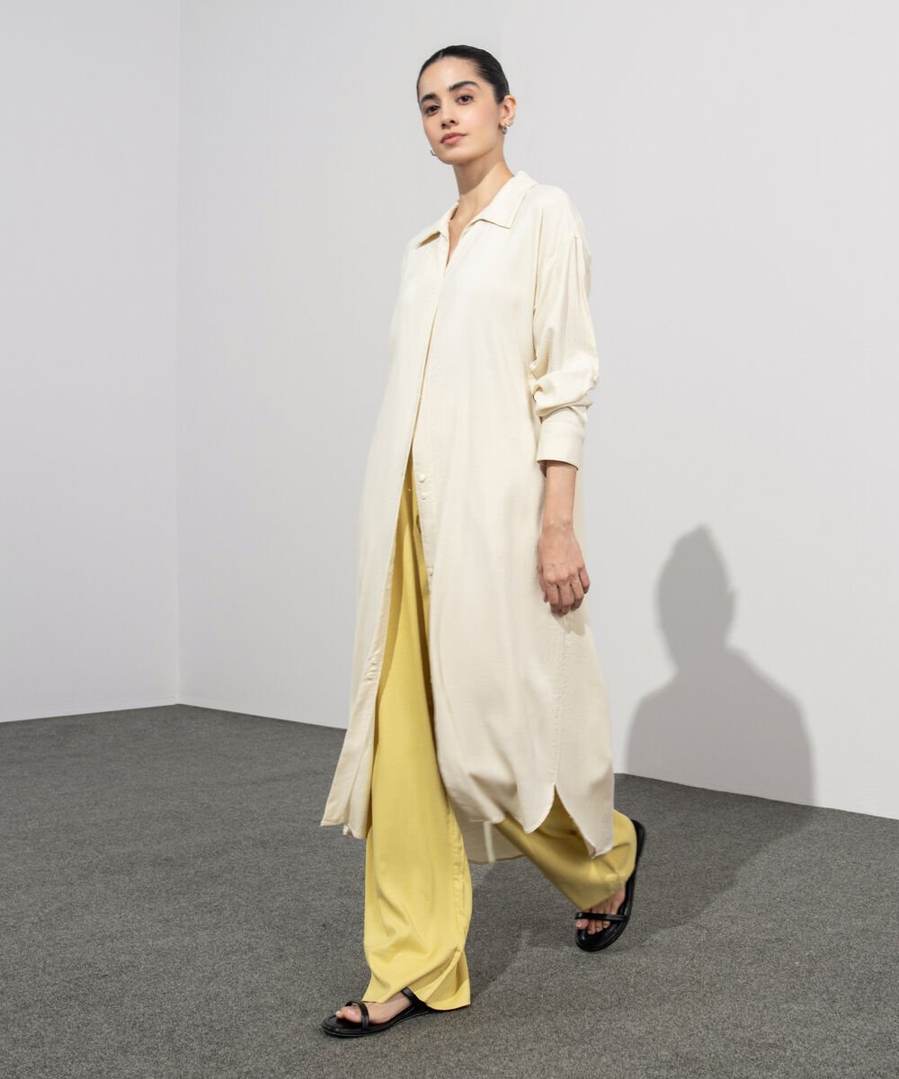 Seersucker Shirt Dress