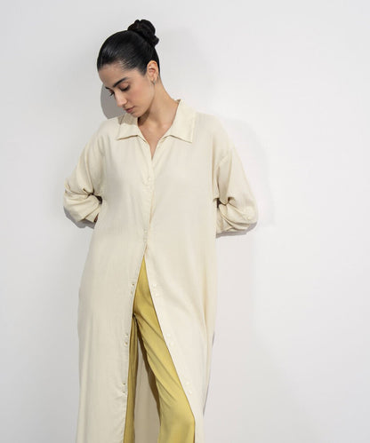 Seersucker Shirt Dress