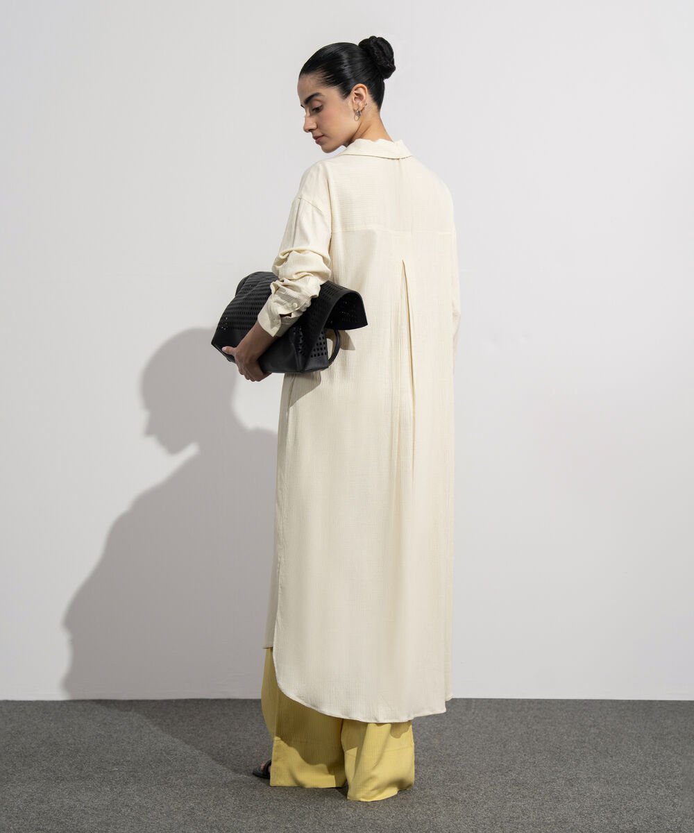 Seersucker Shirt Dress